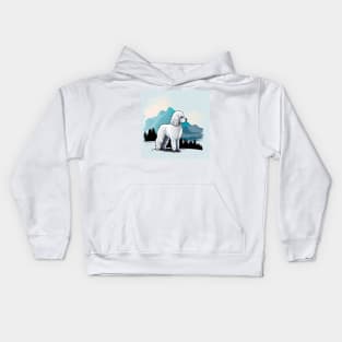 Make a Difference with the Poodle Mountain Design Kids Hoodie